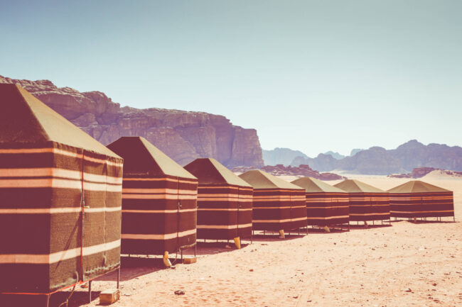 wadi rum bedouin desert camp jordan