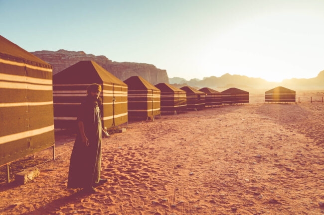 wadi rum bedouin desert camp jordan