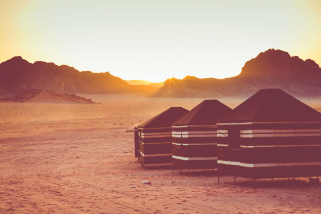 wadi rum bedouin desert camp jordan